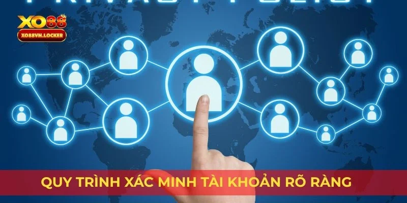 Quy trình xác minh tài khoản rõ ràng